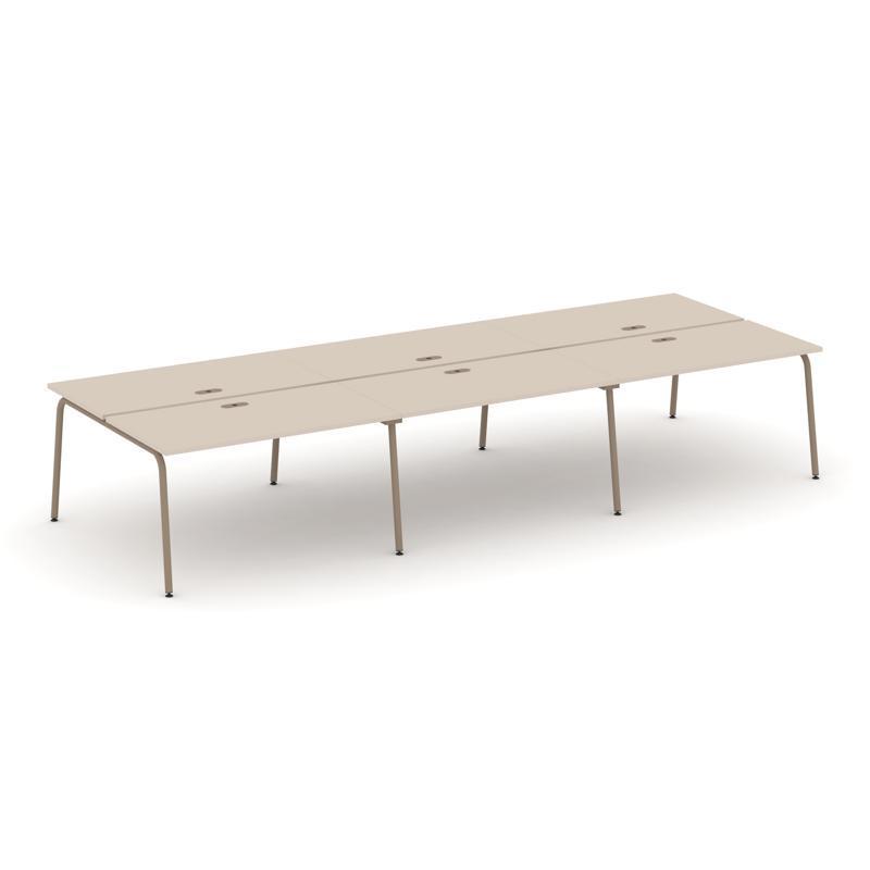 Estetica Рабочая станция 6 мест ES.D.RS-6.3-LK 4140*1500*750