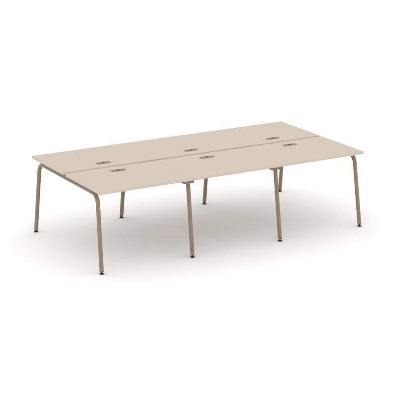 Estetica Рабочая станция 6 мест ES.D.RS-6.1-LK 2940*1500*750